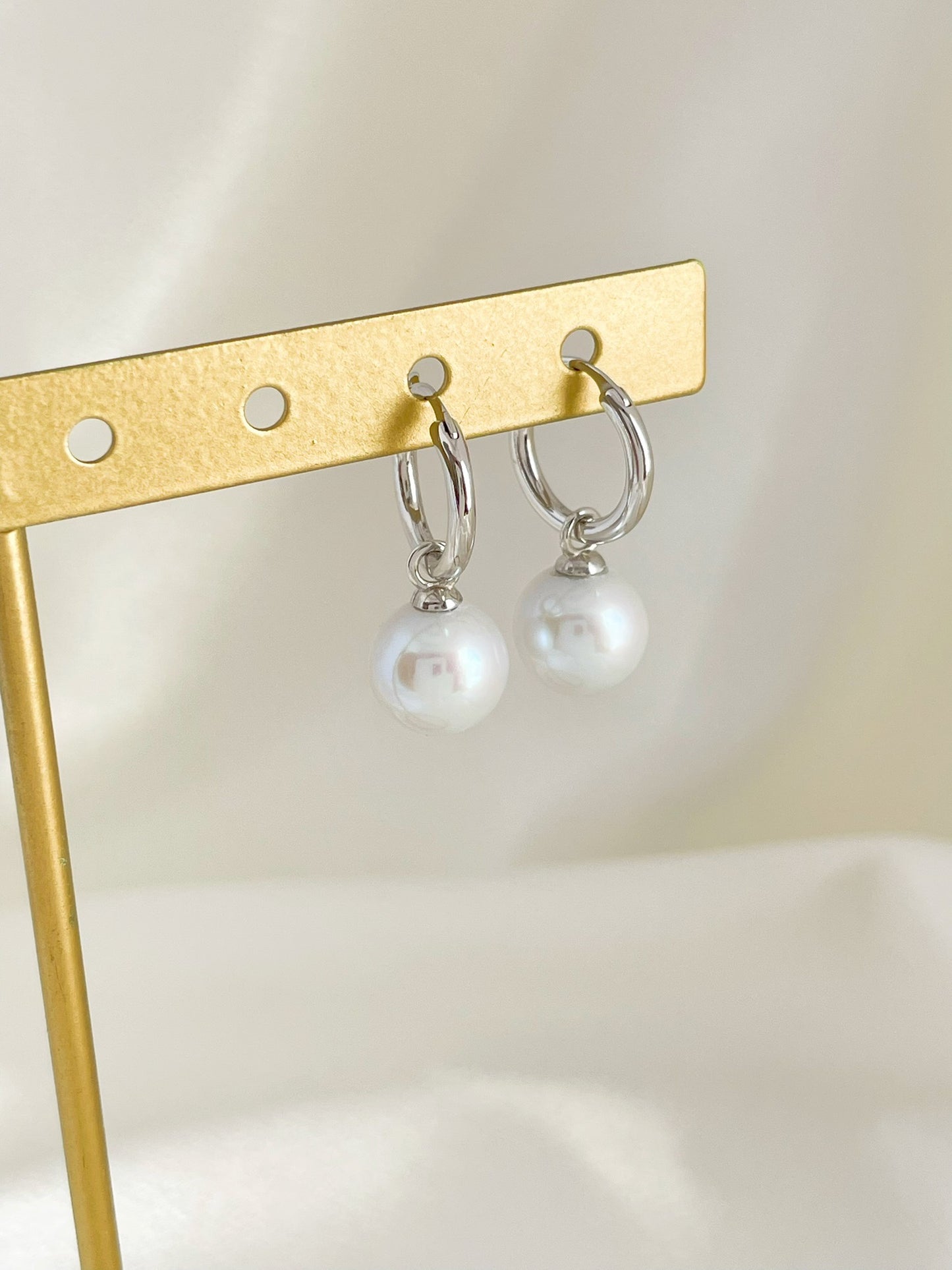 10-11mm Freshwater Pearl Drops Earrings
