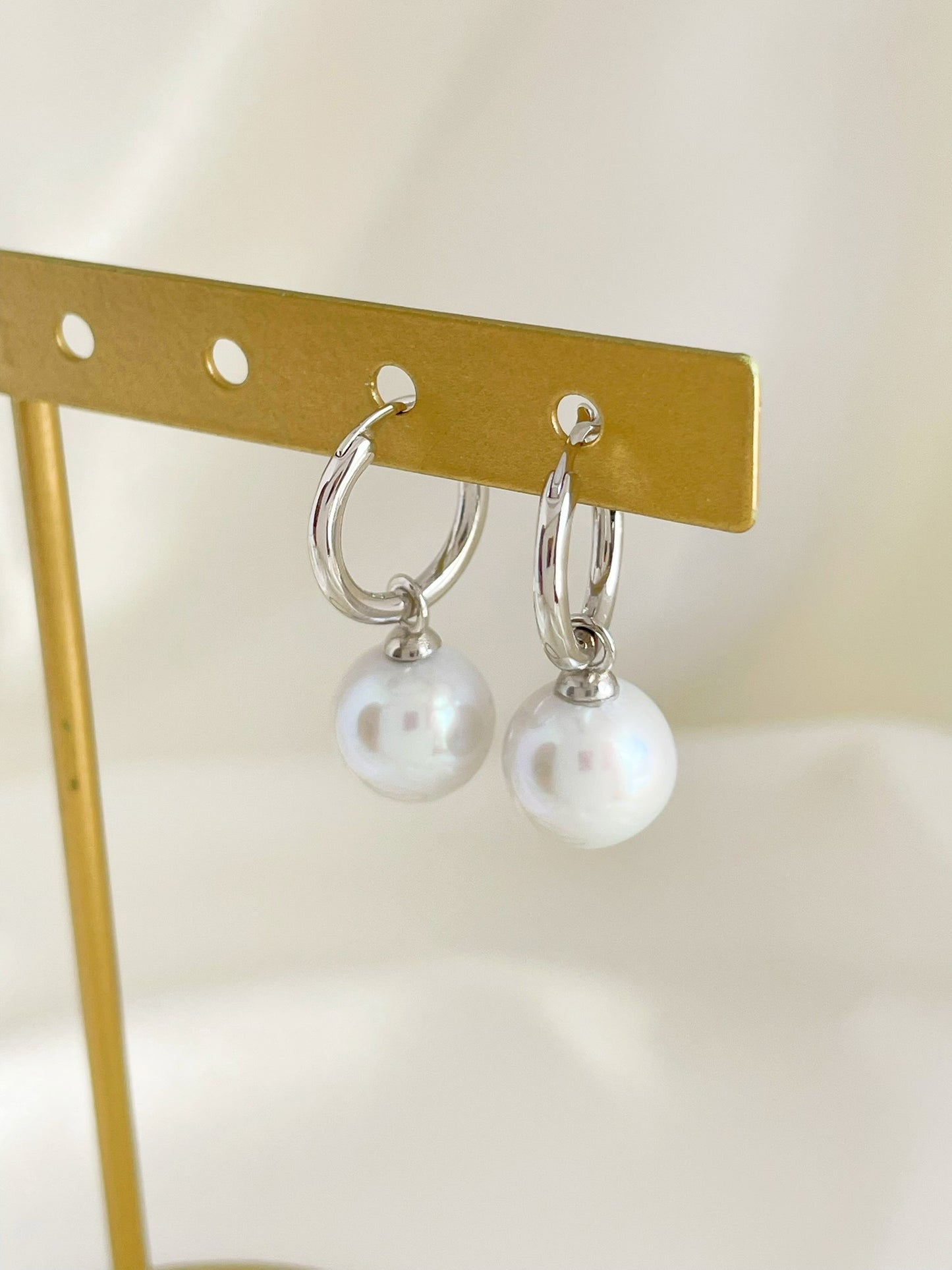 10-11mm Freshwater Pearl Drops Earrings