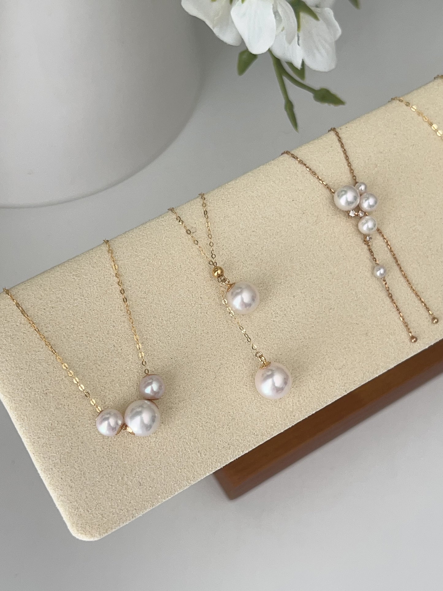 8-9mm Akoya Pearl Y Shaped Necklace
