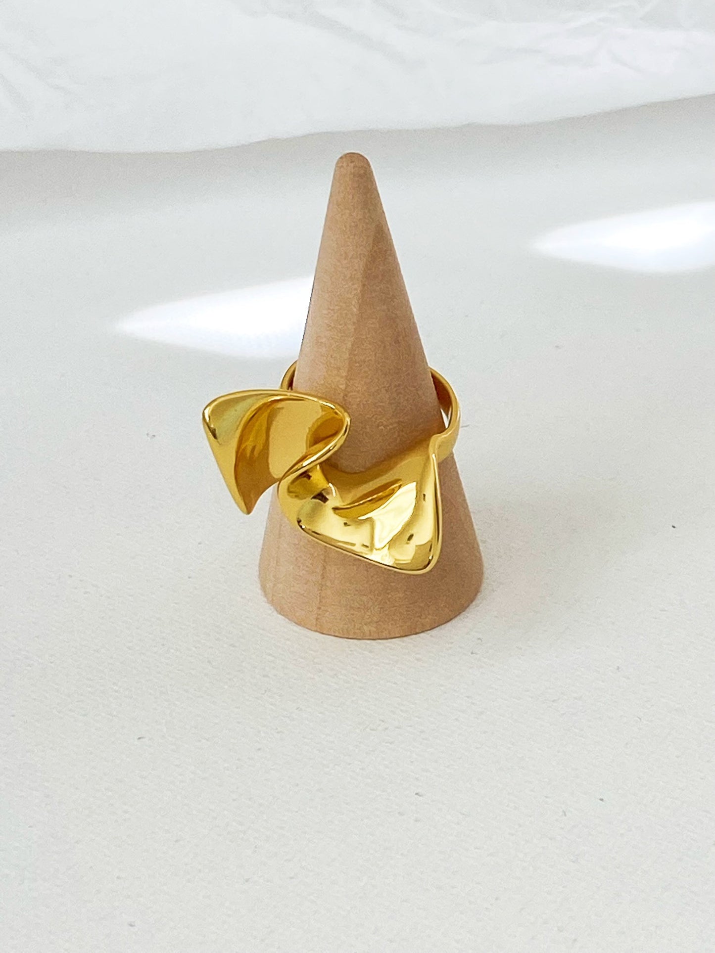 Sterling Silver Wave Shaped Ring