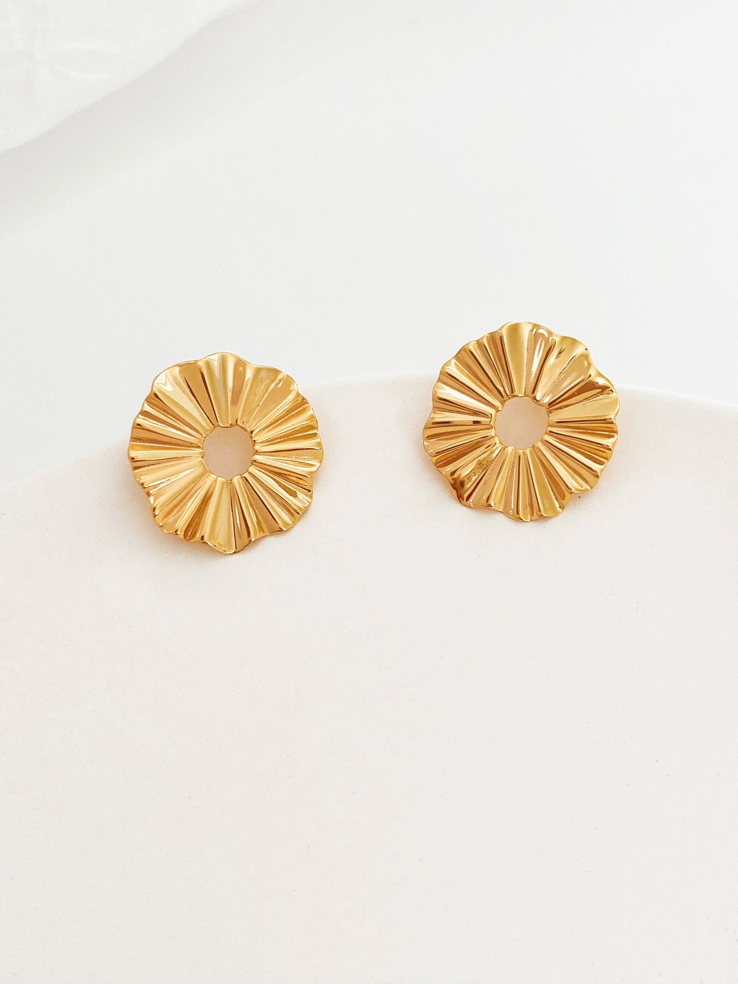 Sterling Silver Daisy Studs Earrings