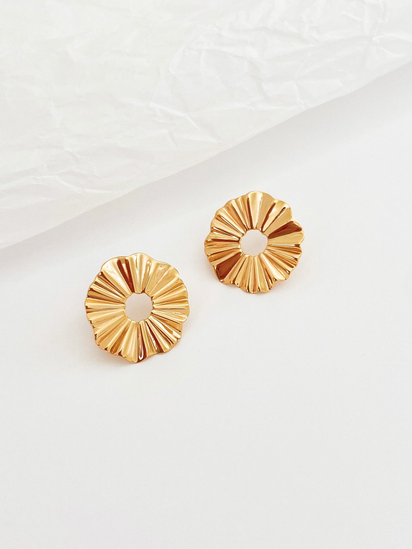Sterling Silver Daisy Studs Earrings