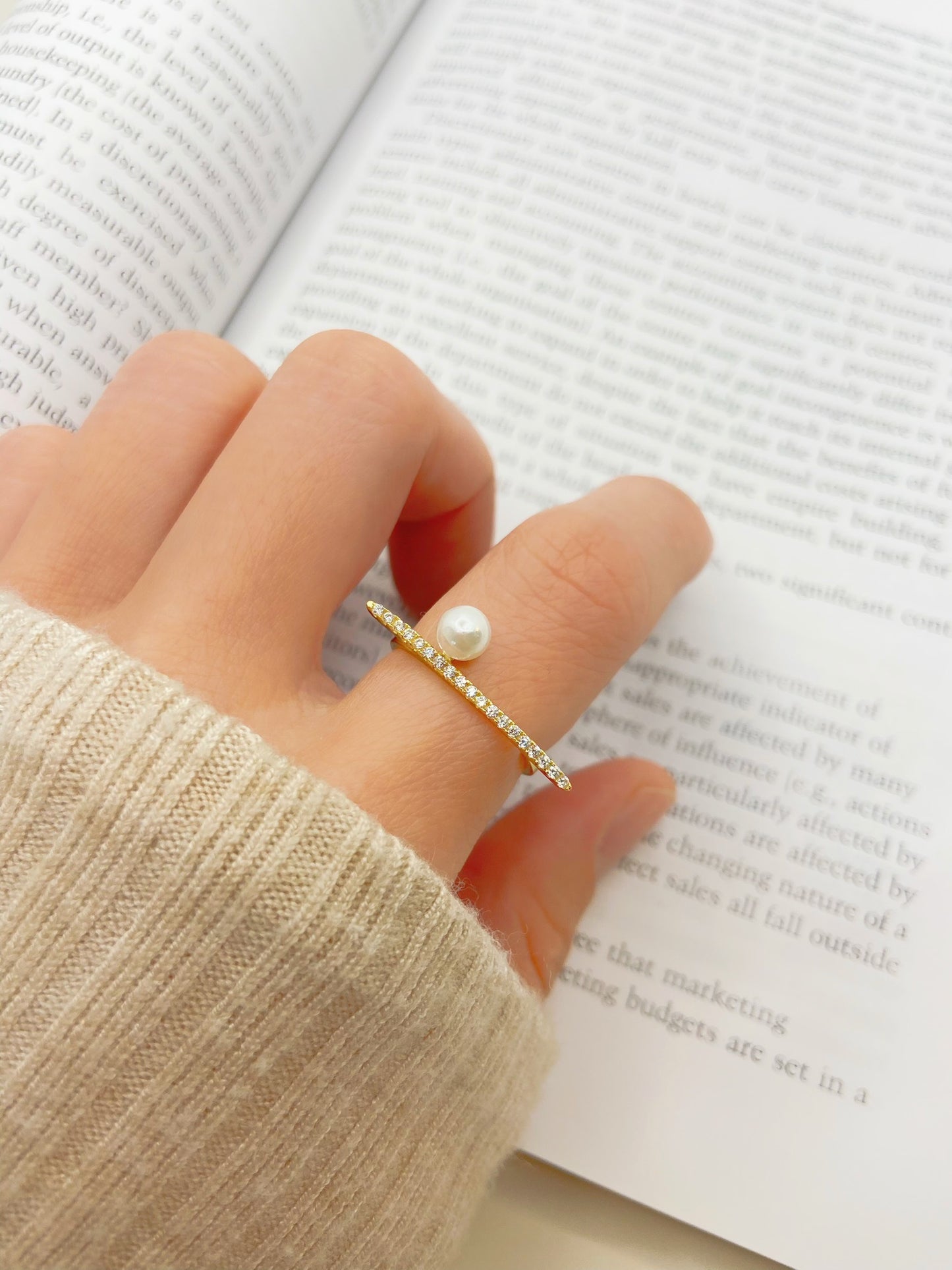 Sterling Silver Freshwater Pearl Ring