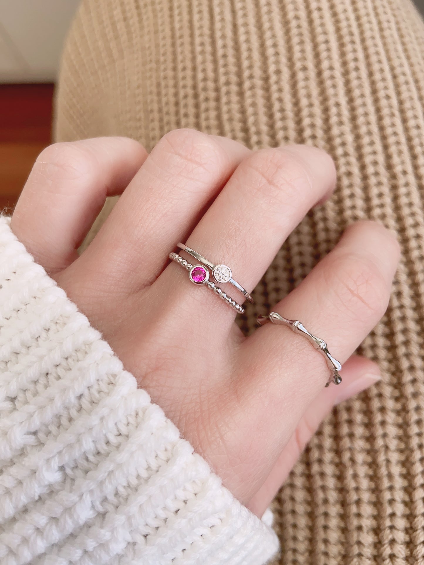 Sterling Silver Dainty Ring