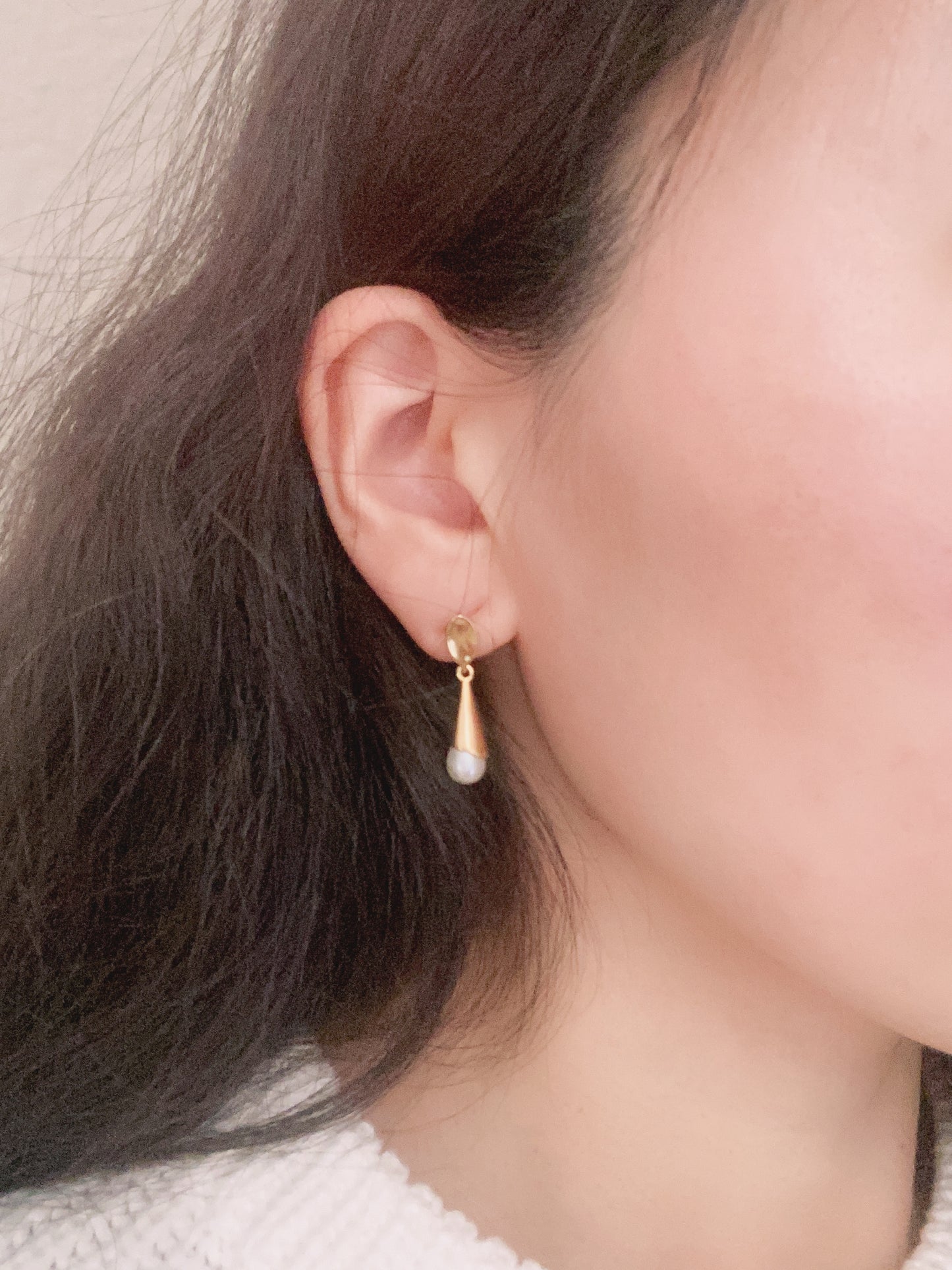 Sterling Silver Freshwater Pearl Drop Earrings