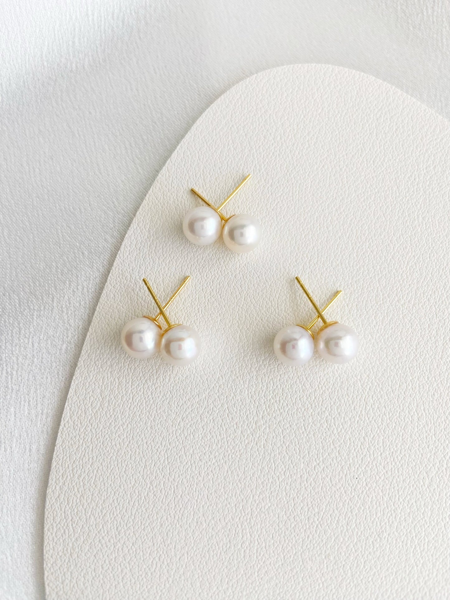 7-7.5mm Freshwater Pearl Studs Earrings