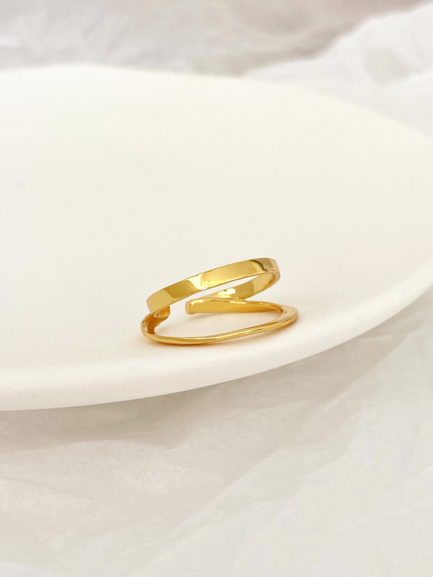 Sterling Silver Double Ring