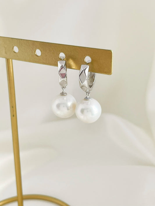 11-12mm Freshwater Pearl Drops Earrings