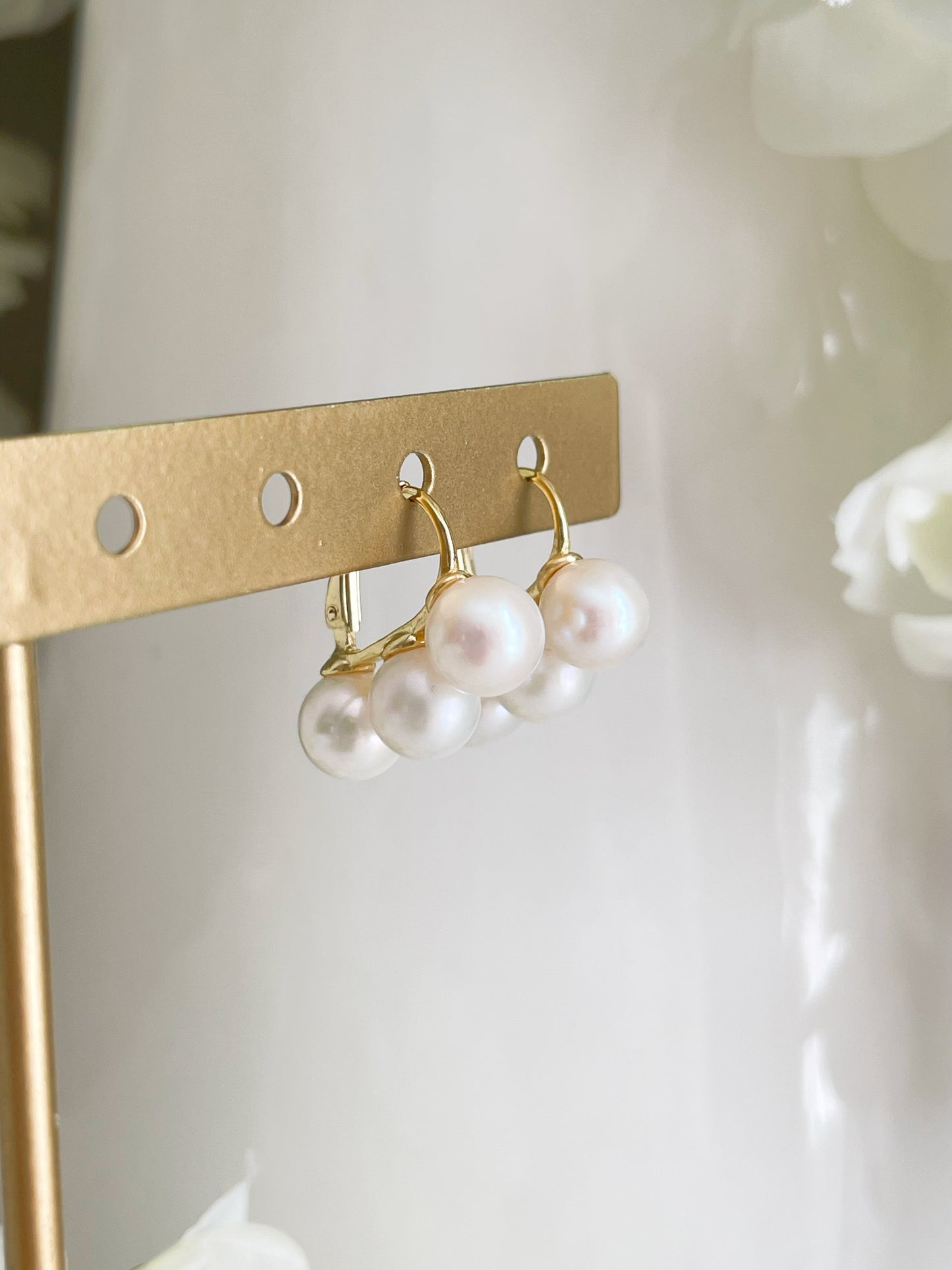 6-6.5mm Freshwater Pearl Earrings