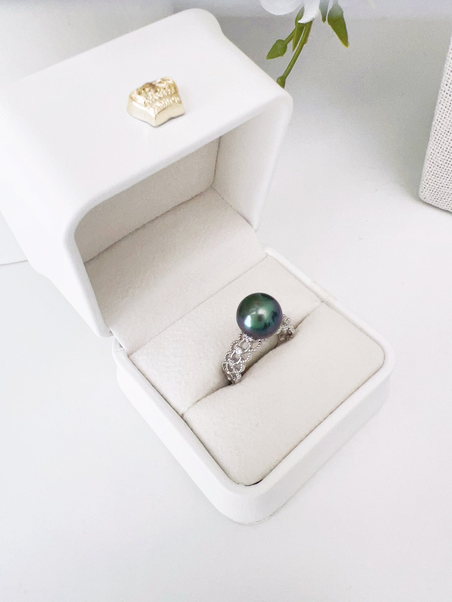 10mm Tahitian Pearl Ring