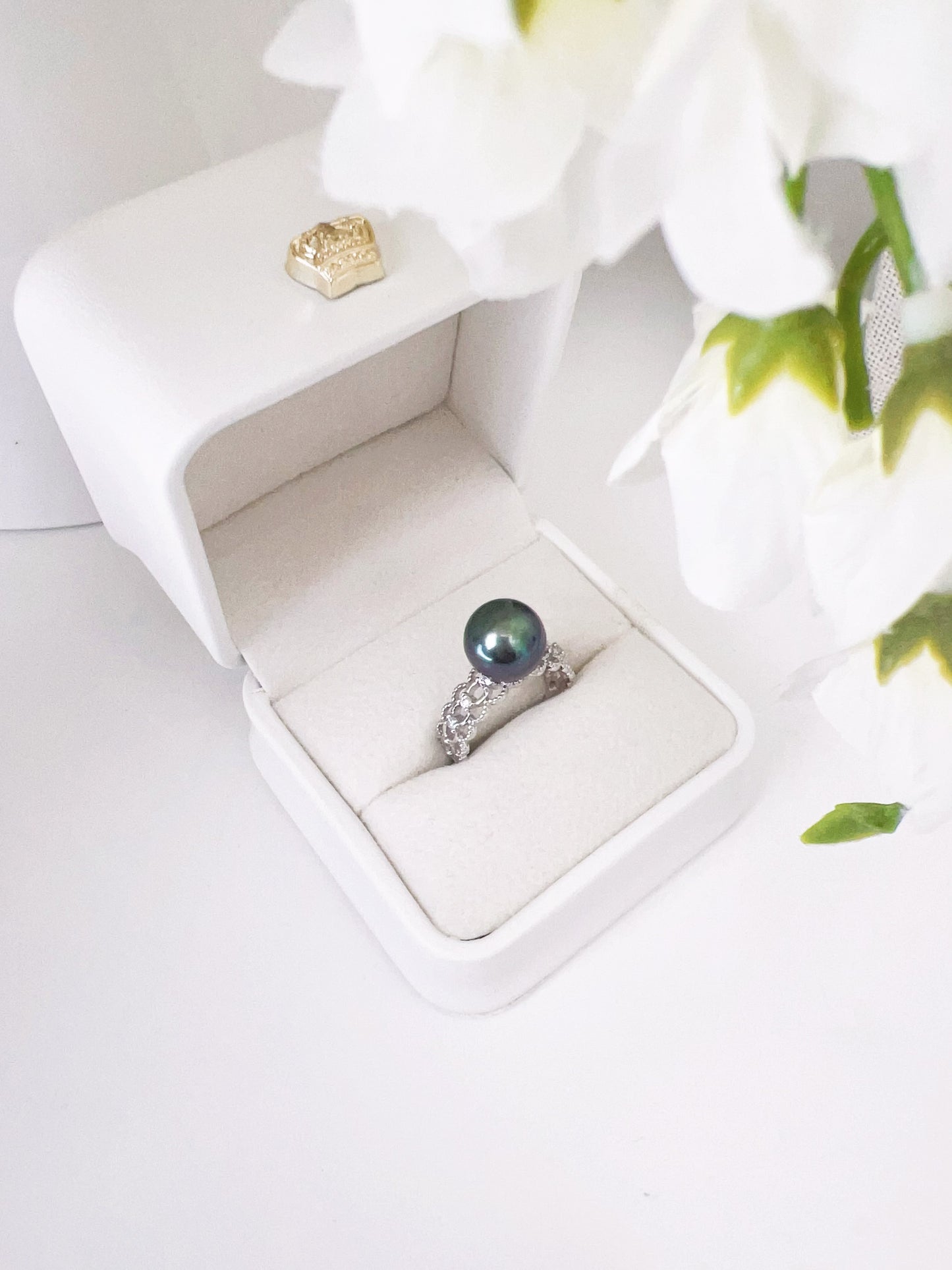 10mm Tahitian Pearl Ring