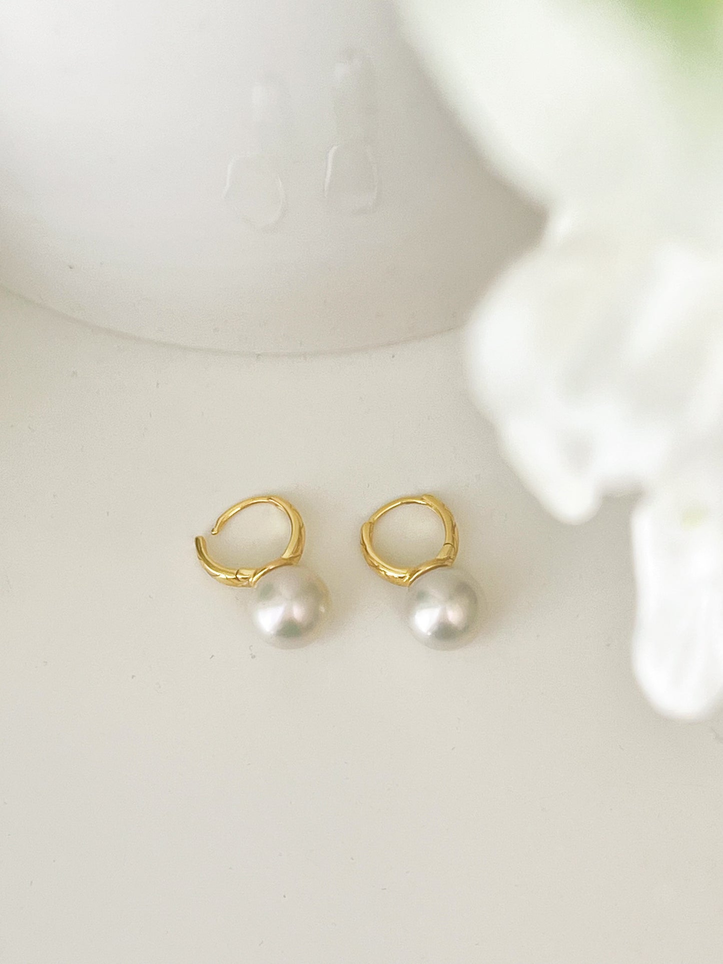 10-11mm Freshwater Pearl Drops Earrings