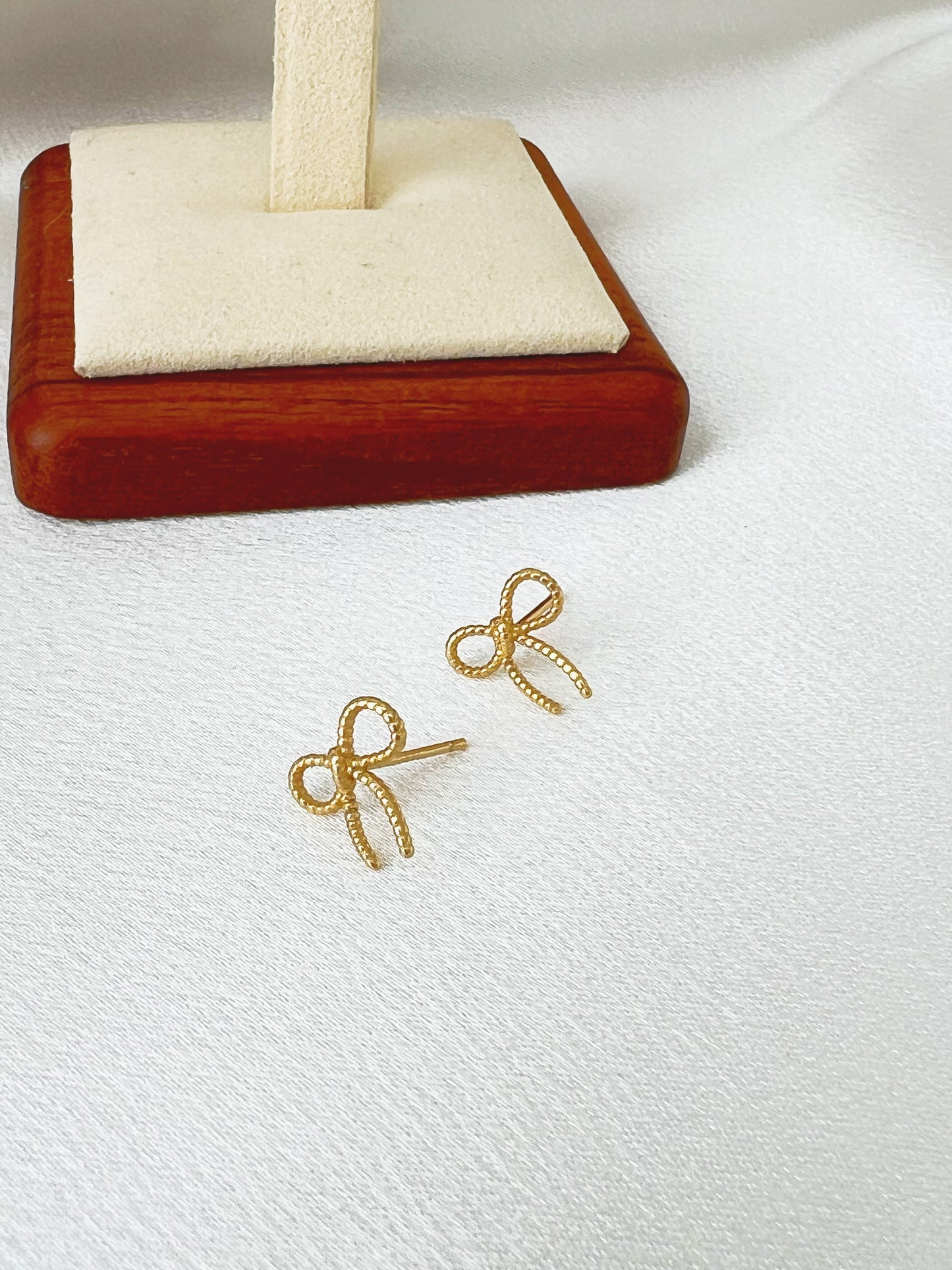 Tiny Bowknot Studs