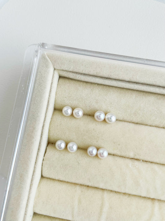 4.5-5mm Akoya Pearl Studs Earrings