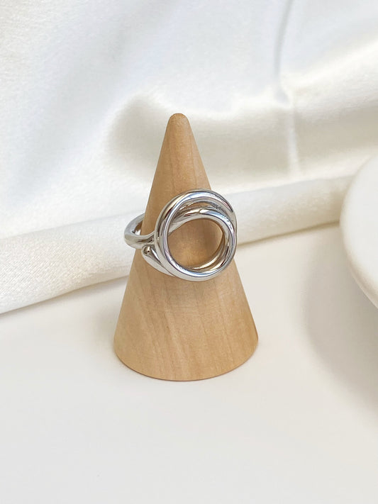 Sterling Silver Knot Stacking Ring