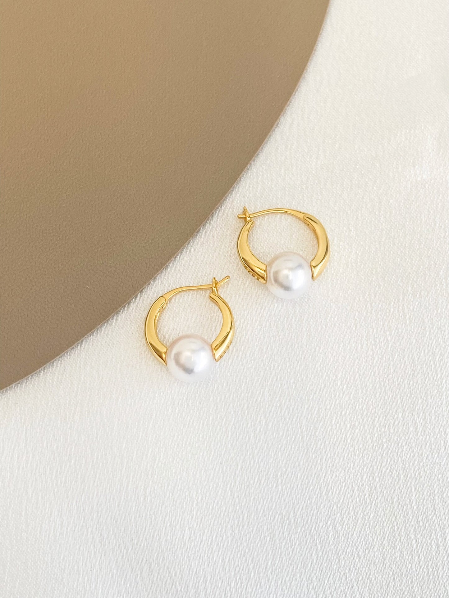 8-8.5mm Akoya Pearl Studs Earrings